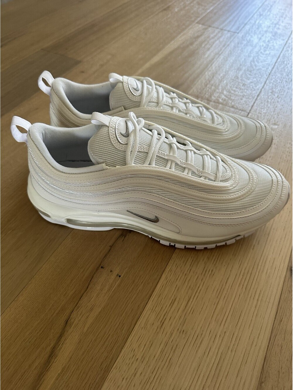 NIKE AIR MAX 97 WHITE/WOLF GREY-BLACK Men’s 13 BNIB
